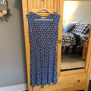 Boden Gwendolyn Jersey Dress Floral Preppy